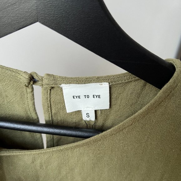 NWT Women's Linen Muscle Tee - Eye to Eye | Size Small - Picture 6 of 11